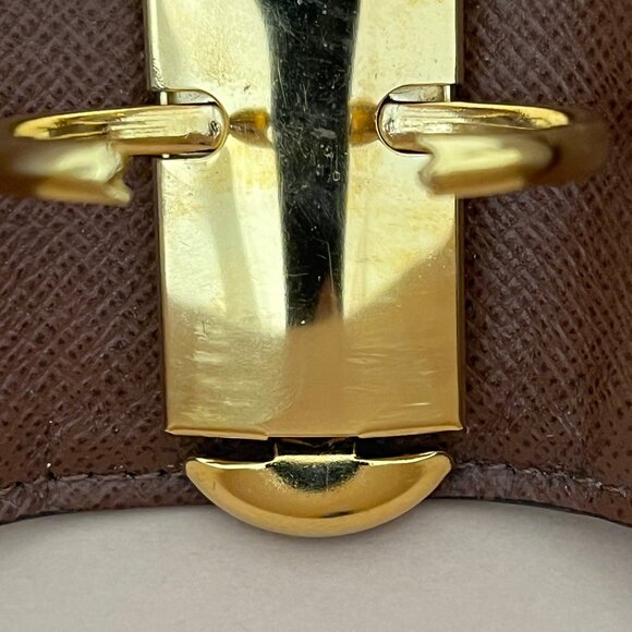 LOUIS VUITTON Brown Monogram Ring Agenda Cover Medium Gold-Tone Hardware - Picture 7 of 14